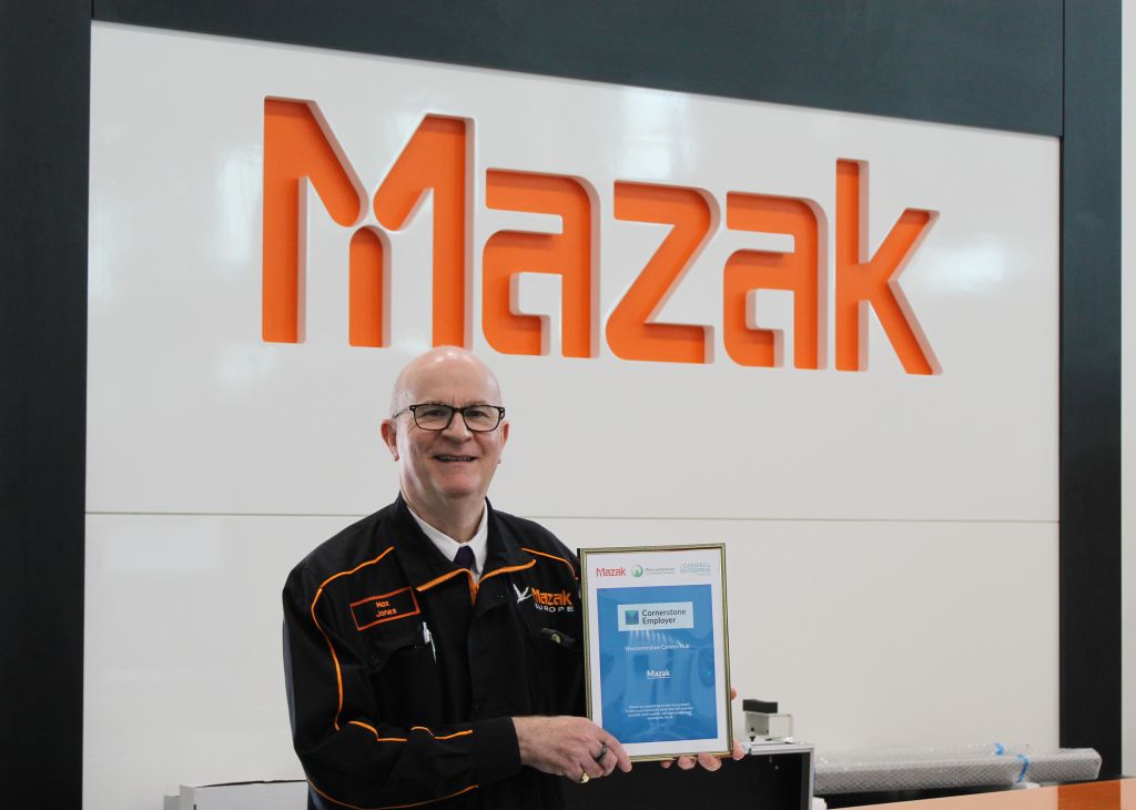 Mazak recognised as one of leading employers in Worcester