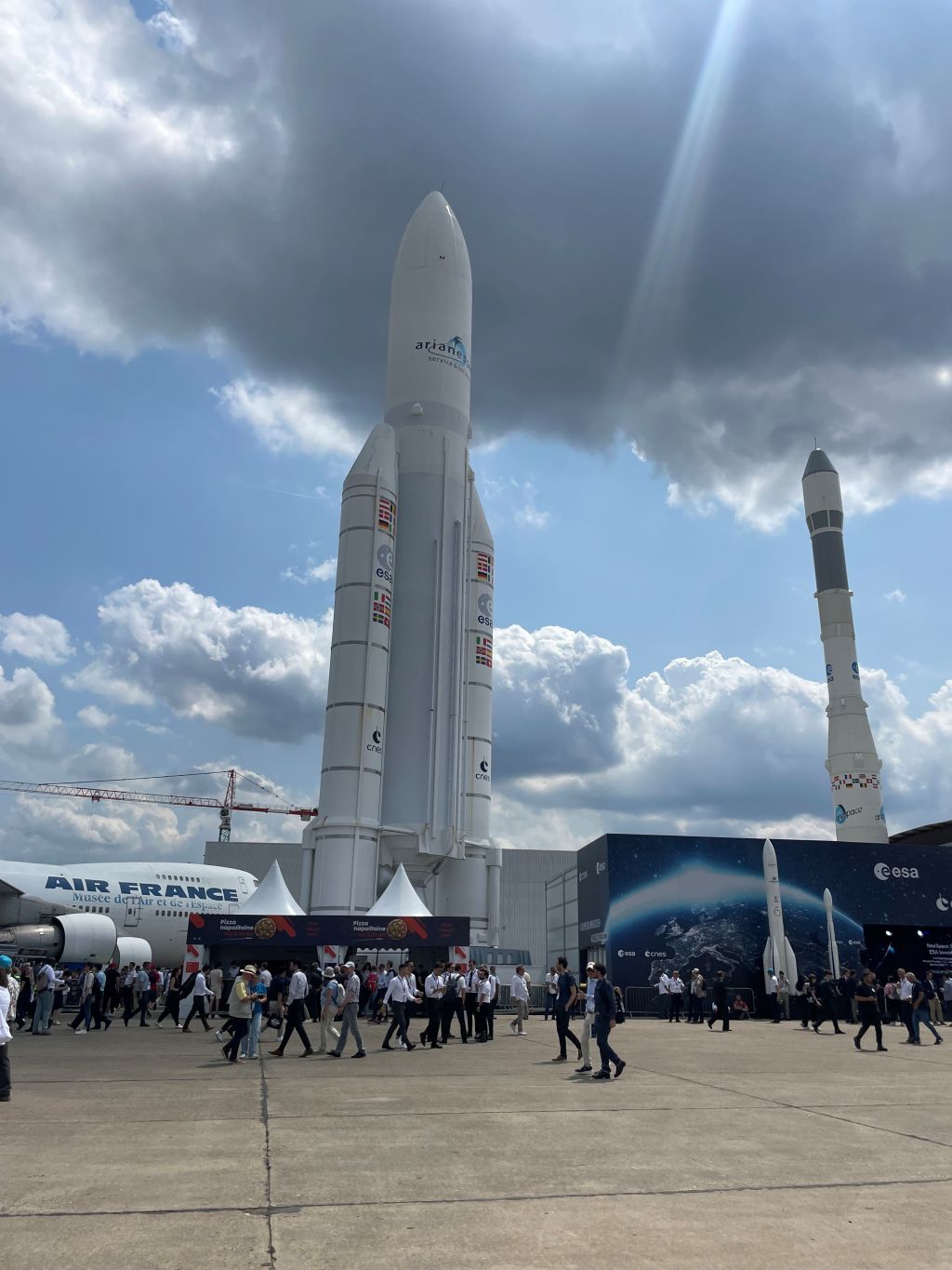 Ariane rocket at the Paris Airshow 2023