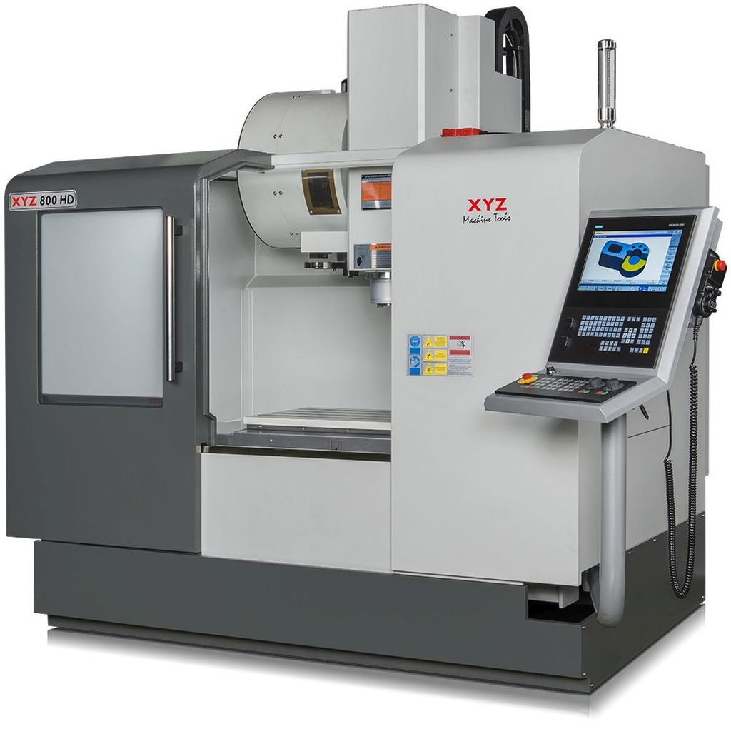 XYZ is also bringing the XYZ 800 HD vertical machining centre