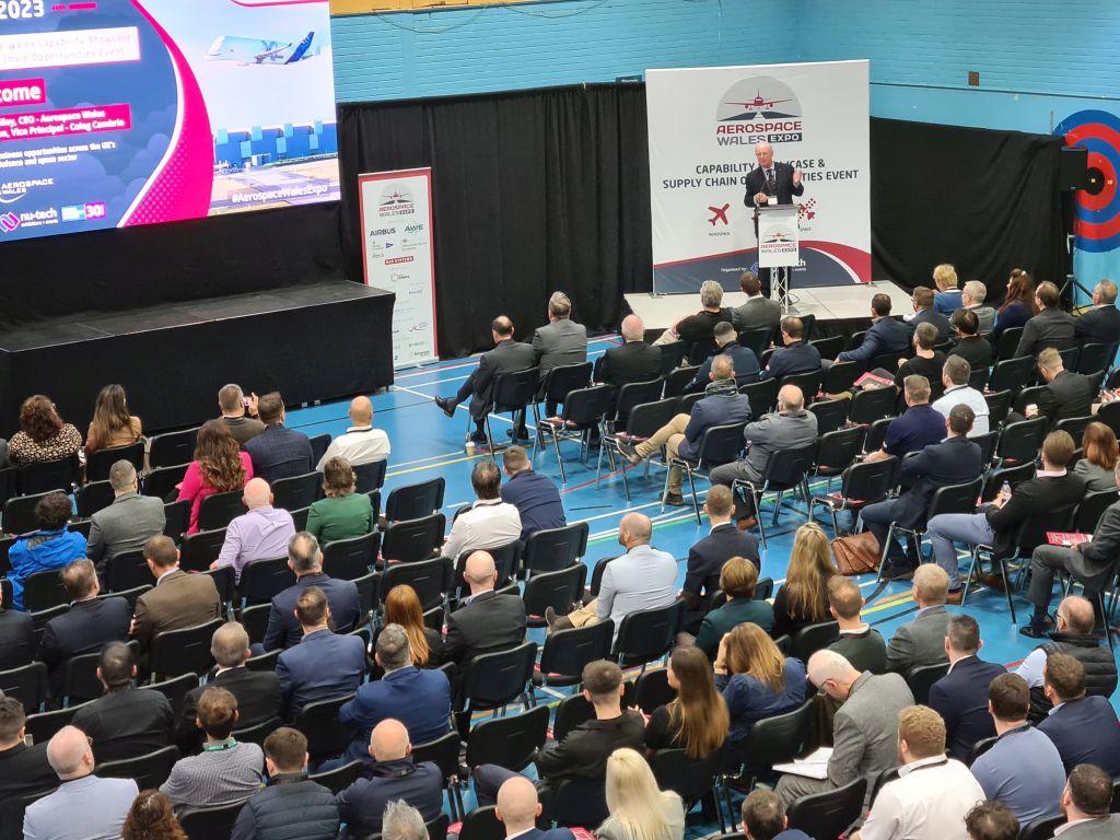 The Aerospace Wales Showcase Expo enables companies to network and demonstrate their expertise to the industry’s key players