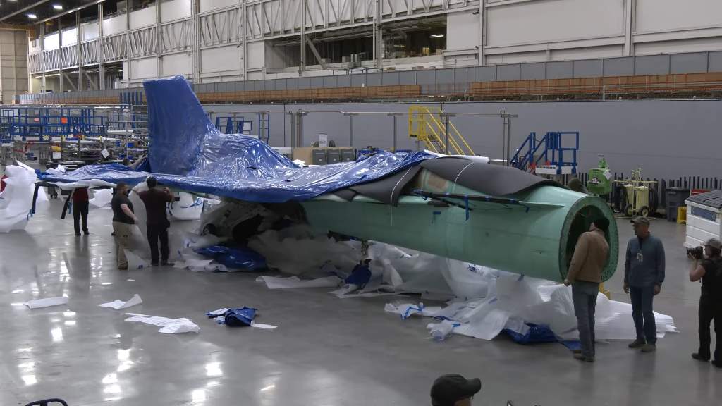 X-59 quiet supersonic jet enters final assembly at Skunk Works