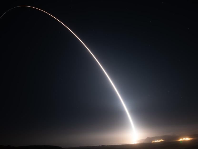 Unarmed Minuteman ICBM launch tests new re-entry vehicle