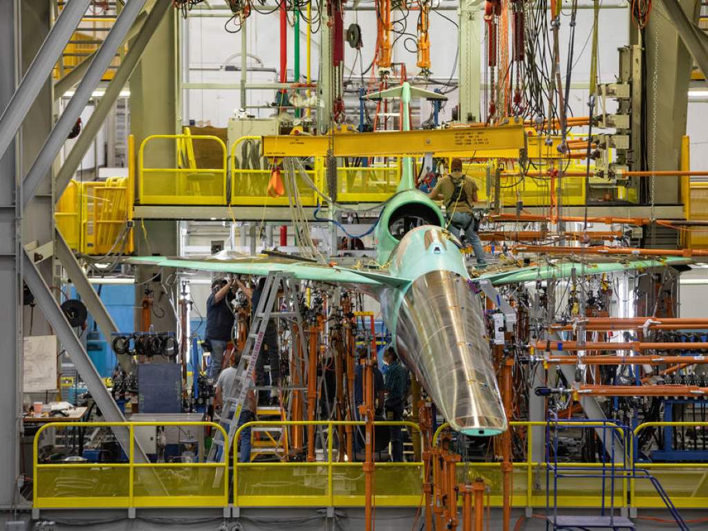 X-59 quiet supersonic jet enters next phase after assembly