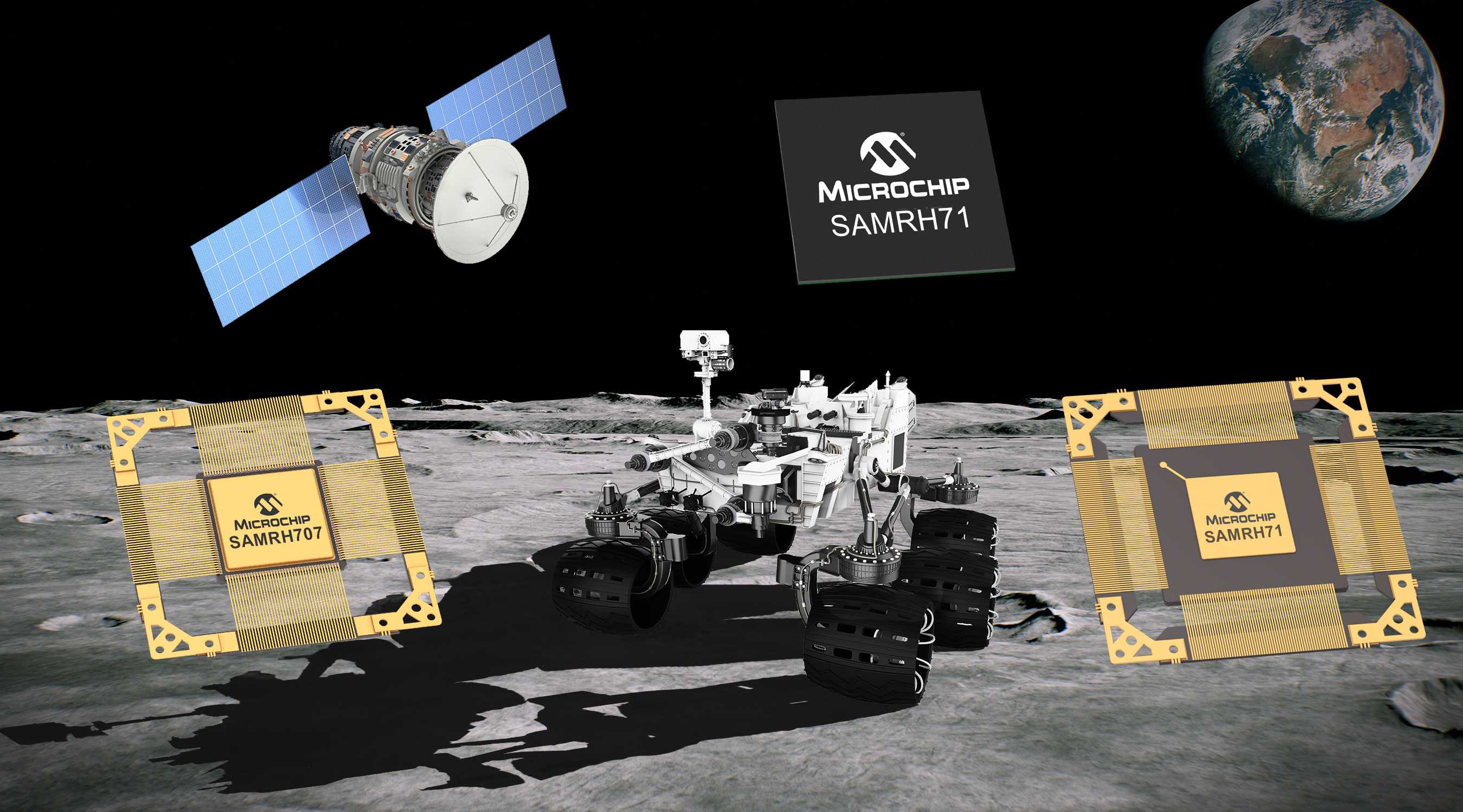 Microchip expands radiation-hardened Arm MCU family for space systems