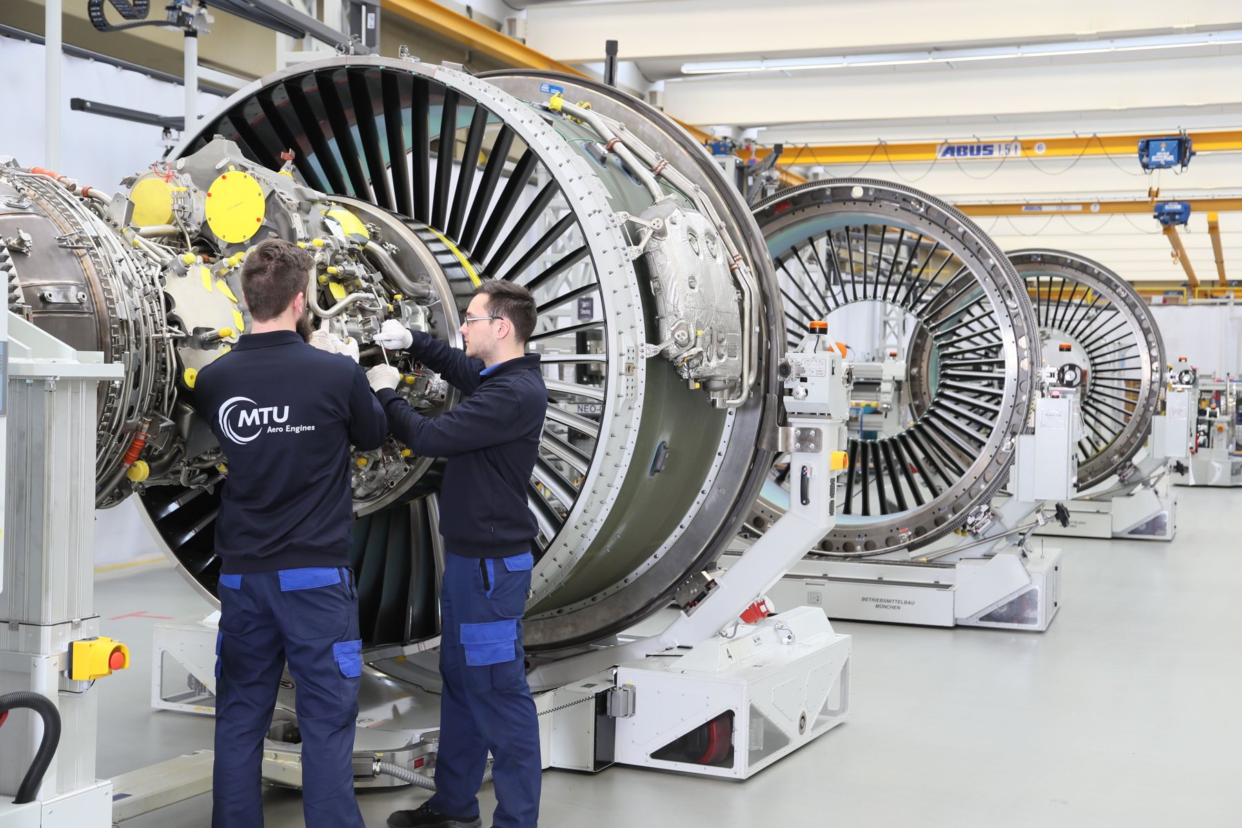 MTU’s first commercial engine ever assembled in Munich