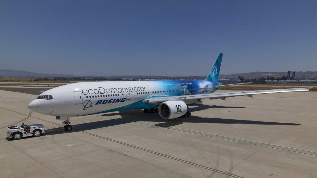 Boeing to test 30 sustainable technologies on 777 aircraft