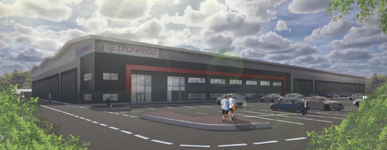 Leonardo is building a new advanced logistics hub in Yeovil