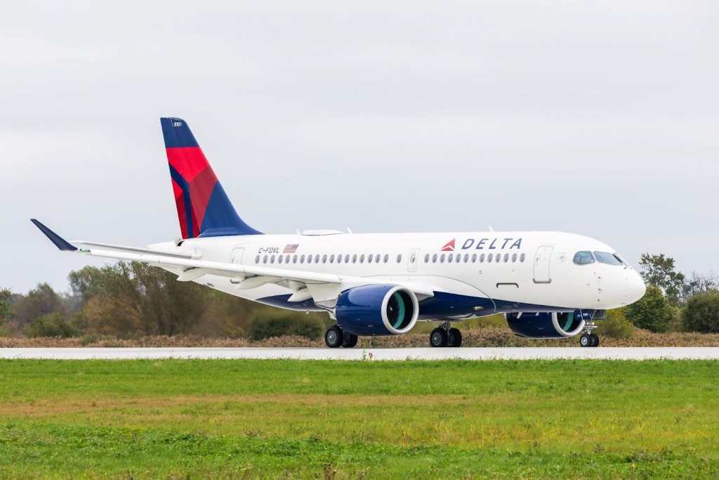 Dozen more Airbus A220s for Delta