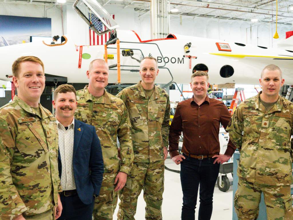 Boom Supersonic visited by USAF amid latest contract award