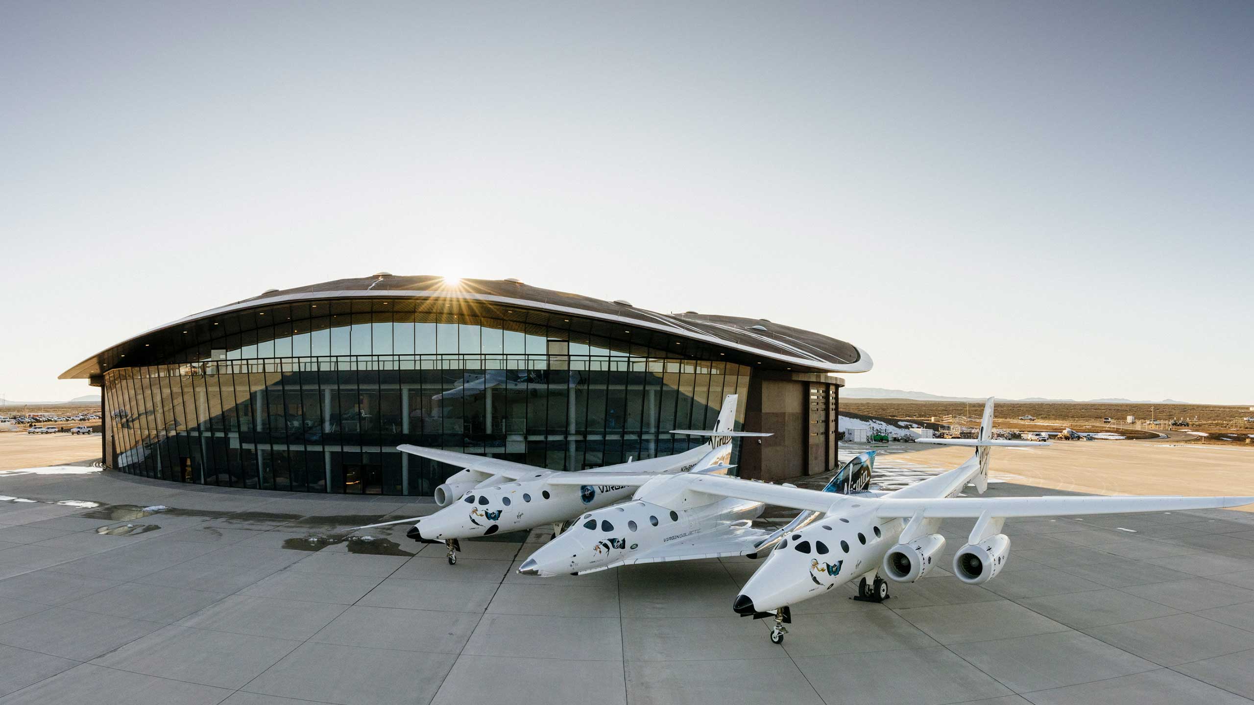 Virgin Galactic welcomes VSS Unity to Spaceport America, New Mexico