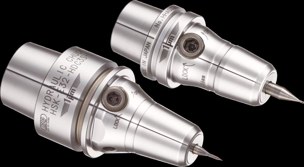 Ultra-precision hydraulic chuck with runout of less than 1µm