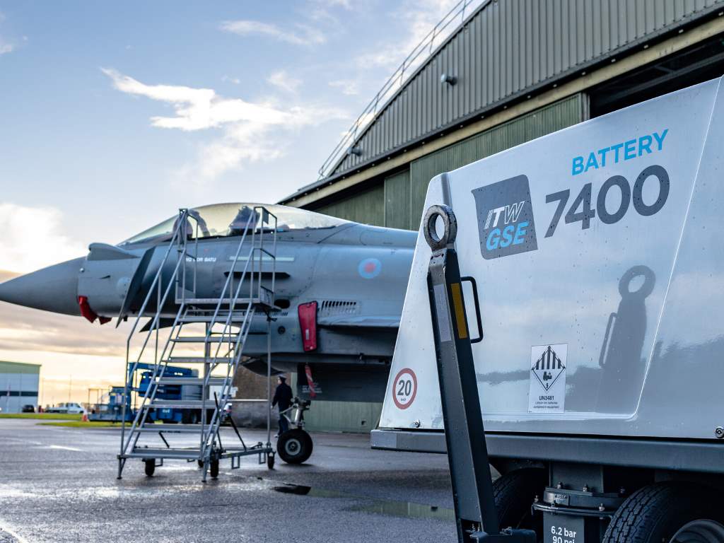 Sustainable ground power units rolled out to UK Typhoons