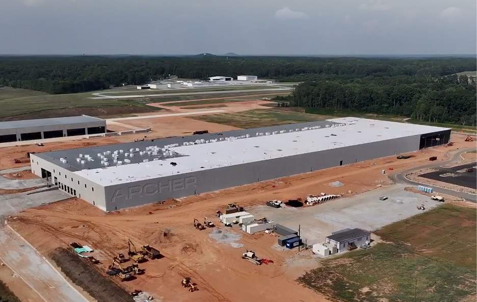 Archer Aviation nears completion of manufacturing facility 