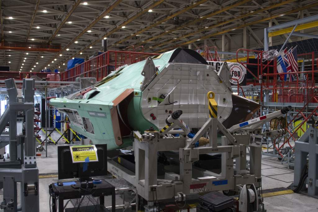 Northrop Grumman has now delivered 900 F-35 centre fuselages