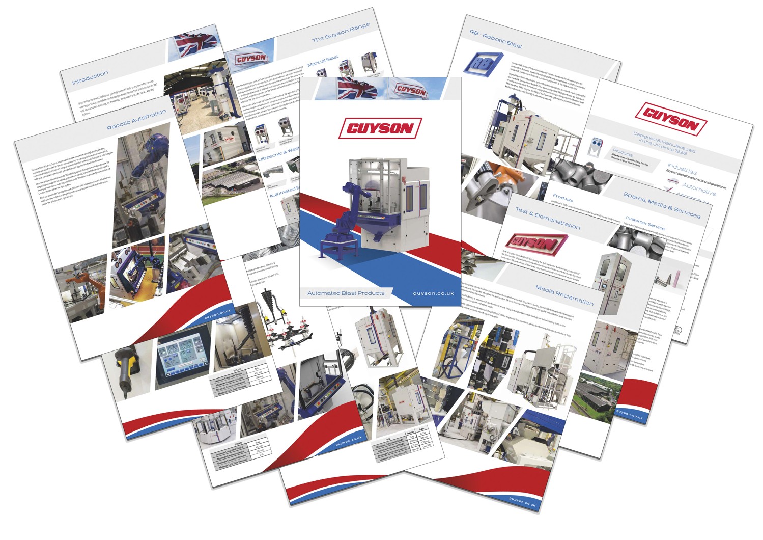 New Guyson automated blast products brochure