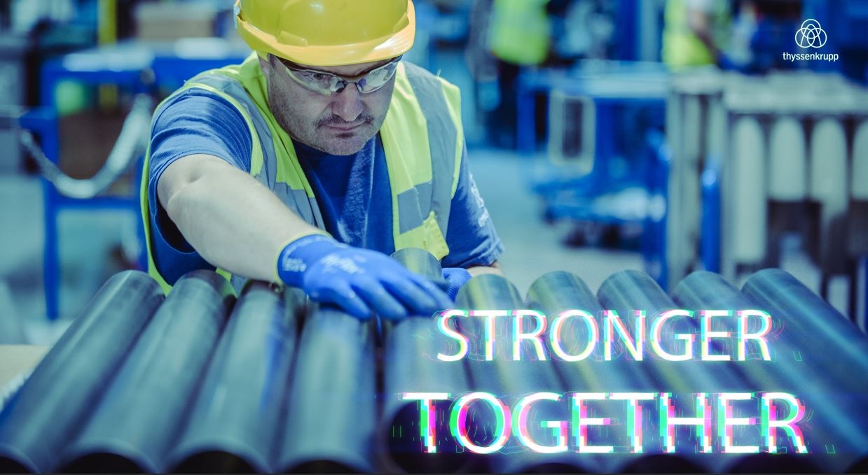 thyssenkrupp launches #strongertogether campaign